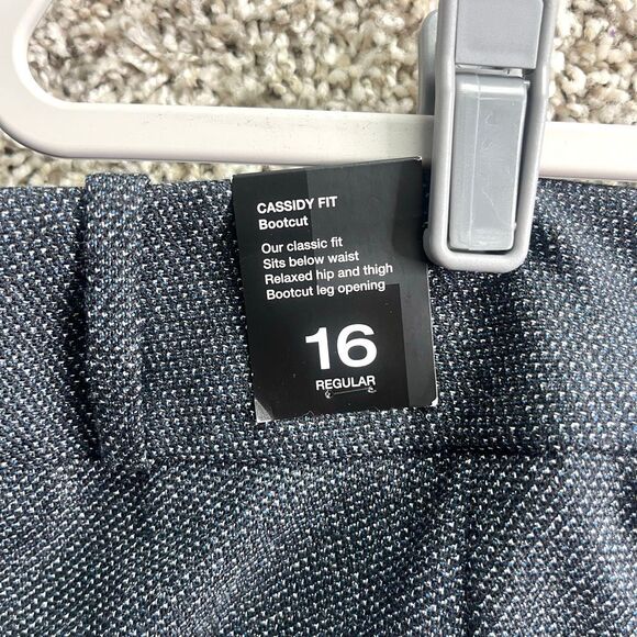 The Limited Dress Pants Women’s 16 Blue Speckled Cassidy Fit Bootcut NWT - Picture 7 of 8